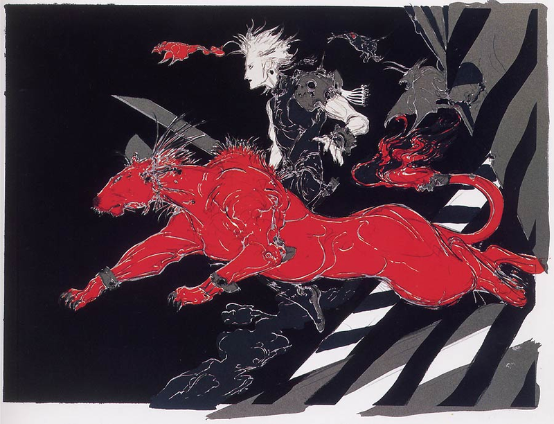 Illustration for article titled The Beautiful Final Fantasy Art of Yoshitaka Amano